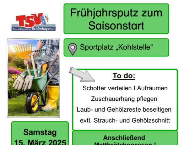 Einladung zum Frühjahrsputz – Gemeinsam für unsere „Kohlstelle“!